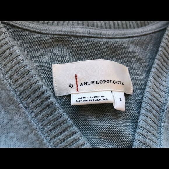 Antropologie Pastel Green Wrap Sweater Pullover Top Size S - Picture 9 of 12